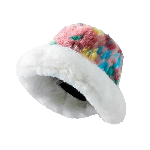 Chapeau de pêcheur chaud hiver femme cloche fourrure couleur assortie