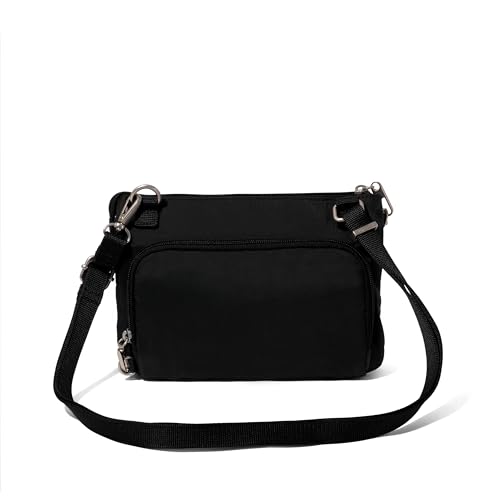 Image of Securtex Anti-Theft Stash Crossbody - 9.25 inchx 6.25 inch Travel Safe Bag w /Locking Zippers