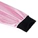 1950s Women Lady Girls Pink Satin Jacket Halloween Cosplay Costume Fancy Dress Coat with Neck Scarf (Large, Pink 01)