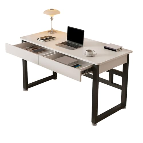 Bureau marron compact idéal pour créer un espace d'étude à la maison