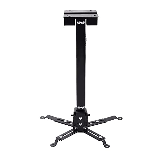 Soportes para proyector universales articulados de pared color negro de metal