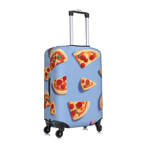 Pizza Elastic Travel Luggage Cover, Washable Spandex Suitcase Protector, Anti-Scratch Fits 18-32 Inch3