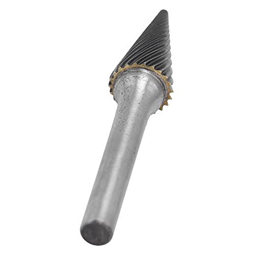 Set de 4 fresas de carburo de tungsteno 12 mm doble corte miniatura 3