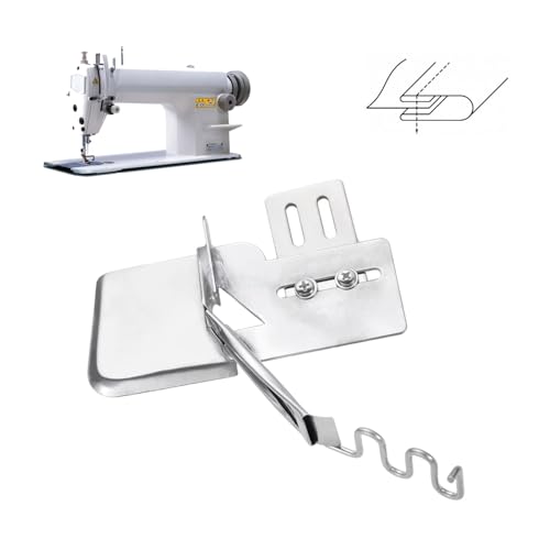 La Canilla Embudo Universal de Cinta al Bies Vivo Plano (Dobladillo Redoblado) para Máquinas de Coser Industriales Entrada de 50mm - Salida de 16mm Compatible con Juki, Brother, Mitsubishi y Más