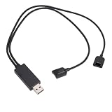ASHATA Cavo di ricarica per controller interruttore, connettori resistenti, indicatore LED per Marathon Gaming