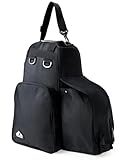 FitsT4 Sports Equestrian Boot Bag Comfort Grip Multi-Functional Horse Riding Gear Pack for Helmet Horsewhip Padded Divider Equipment