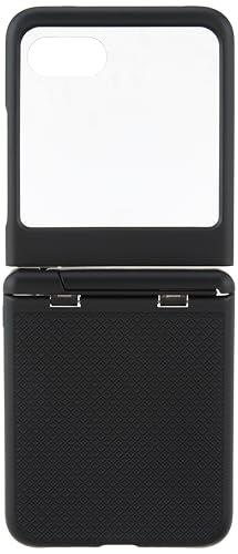 Image of Kapa Textured Grip with Stand Hinge Protection Back Cover for Moto Razr 60 /50 | with [Inbuilt Glass] Full Body Shockproof Hard Back Case (Black)
