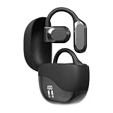 Ttbesmi Open Ear Headphones Air Bone Conduction Earbuds Wireless Bluetooth Sports Running Out of Outer Outside Over Ear Buds Earbuds Running Sports Conducting Earphones That Don't Go in Your Ear