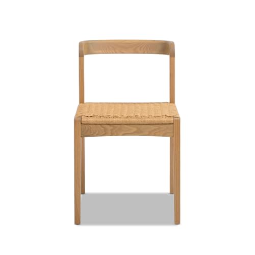 Jennifer Taylor Home Capri Woven Seat Oak Wood Dining Chair by Jennifer Taylor Home - Used condition - Image 2