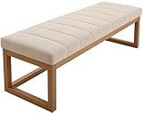 Hoowarm Cojin para Banco Jardin con Cremallera Antideslizante Zapatero Cojines de Asiento de Silla Larga Interiores y Exteriores Cojín de Muebles Rectangular para Comedor，Sofá,80x40x6cm)