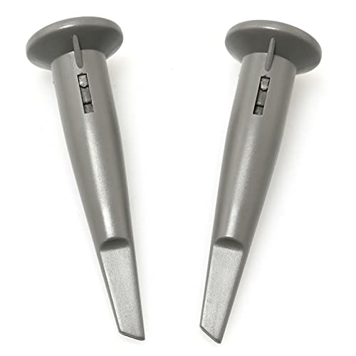 Image of RLECS 2Pcs Universal Oscilloscope Probe Cap Protective Cap Oscilloscope Probe Accessories with Hook, Gray