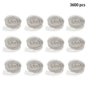#US 3600 Pcs 15 Degree Wire Coil 2 .09 Ring Shank Stainless Steel Siding Nails