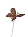Produktbild Crispe home & garden massives Edelrost-Windspiel Gartenstecker Figur Schmetterling klein, wetterfest - Höhe 104 cm