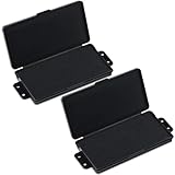 Humyoun Fingerprint Ink Pads Thumbprint Ink Pads Large Black Stamp for Home Office Notary Supplies Identification Notary Security ID Fingerprint Cards Law Enforcement Kit(2 Pcs,Rectangle)