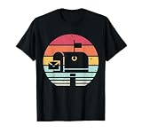 Retro Sunset Post Box Postal Worker Ballot Voting By Mail T-Shirt