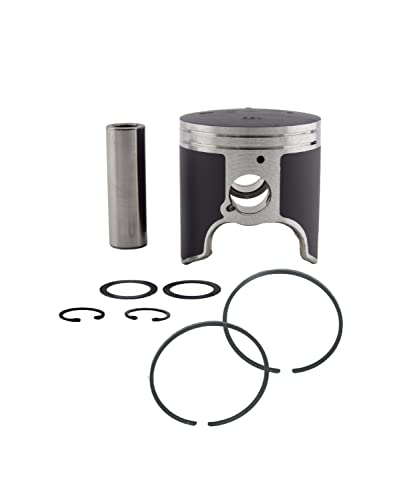 Piston Kit 47-407 66V-11631-00 with Piston Ring (Bore 79.9mm) STD Size Compatible with Yamaha PWC 1200 PV XLT1200/GP1200R - Thumbnail 5