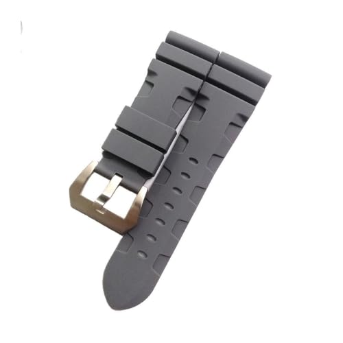 Bracelet montre silicone résistant 24mm résout le problème de transpiration