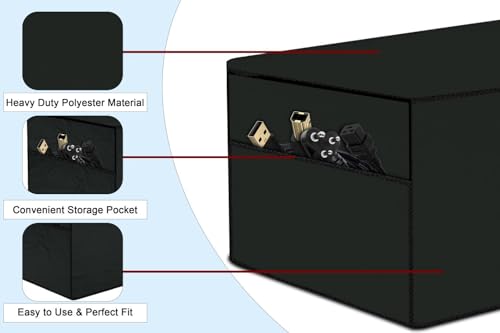 Image of The Furnishing Tree Polyester Waterproof & Dustproof Printer Cover - Compatible with Auto Duplex Laser Brother HL-L2460DN Printers, Heavy-Duty military Polyester , Dimensions in DxWxH - ( 36x39x20 CM)
