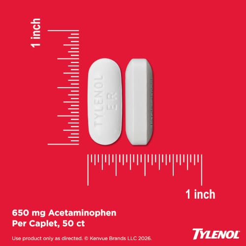 Image of Tylenol 8-Hour Arthritis Pain Relief Tablets, 650 mg Acetaminophen, 50 ct