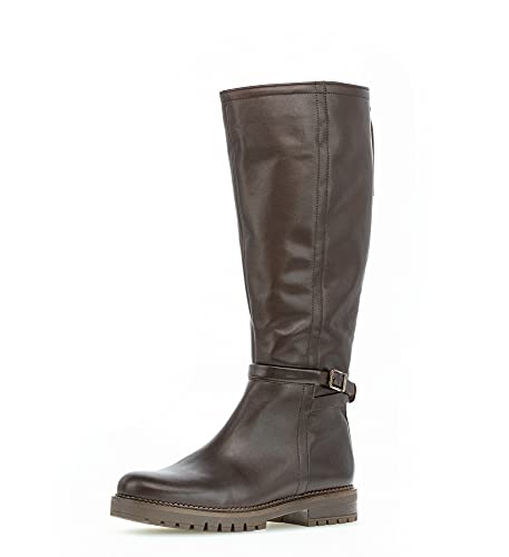 Gabor Botas clásicas de las mujeres, botas deportivas de las mujeres, Marrón Moro Flausch 51, 38 EU Ancho