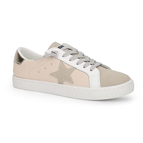 Image of VINTAGE HAVANA Women's Fashion Sneakers | Casual Lace up Low Top Tennis Shoes | Cute Trendy Dressy Sneakers