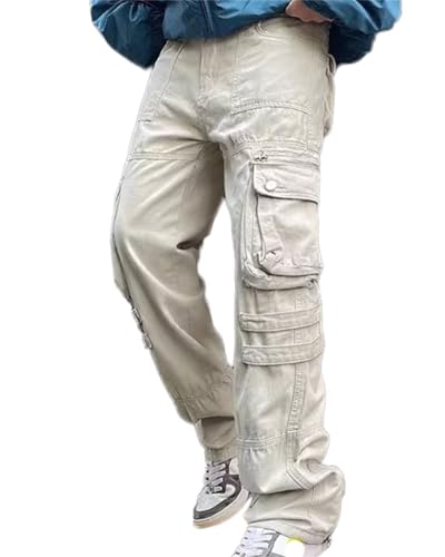 Men's Casual Military Pants Tactical Wild Army Combat Cargo Work Jeans Trousers