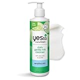 Yes To Milky Face Cleanser – Cucumbers Gentle Milk Cleanser, 6 Fl Oz (Pack of 2) | Soothing Face Wash with Cucumber, Aloe, Green Tea & Soy Proteins |