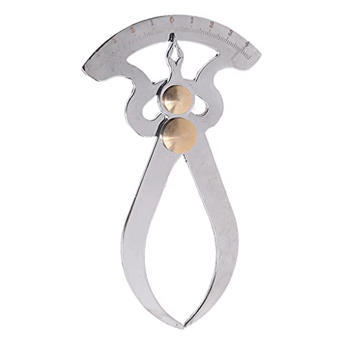DIIOOMIEEU Feeler Gauge Caliper Stainless Steel Wooden Gauge Ruler with Metric INCH Scale Woodworking Measurement Tool