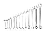 Stanley 87-244 13 Piece Full Polish Professional Grade SAE Long Combination Wrench Set