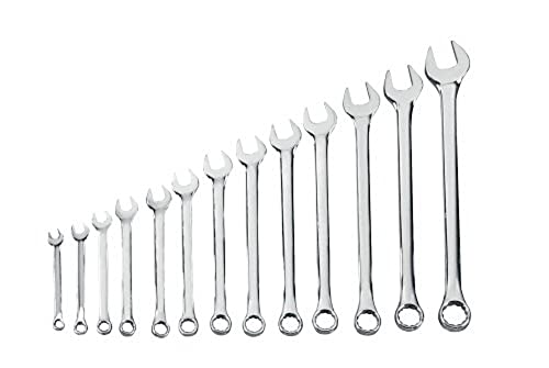 Stanley 87-244 13 Piece Full Polish Professional Grade Sae Long Combination Wrench Set #TOP13