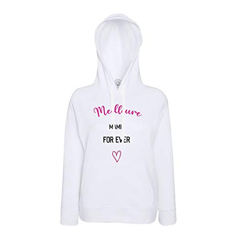 Sweat à capuche meilleur mamie confortable et chaud motif coeur