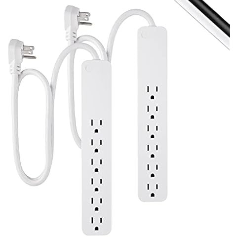 GE Pro 6-Outlet Surge Protector 2 Pack Cover