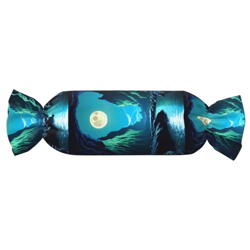 Almohada de espuma viscoelástica negra rectangular 62 cm
