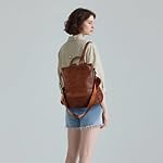 CHERUTY Women Backpack Purse PU Leather Anti-theft Casual Shoulder Bag Fashion Ladies Satchel Bags - Image 2