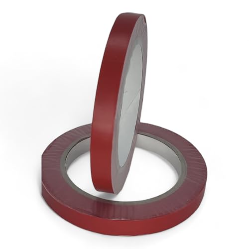 Image of All Tapes Depot RED Vinyl Pinstriping Tape,1 /2 inch x 36 Yards - Ideal for Pickleball Court Lines, Floor Marking, Crafts, Boats, Vehicles, and More