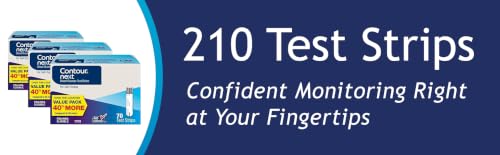 Image of Ascensia Contour Next Blood Glucose Diabetes Test Strips 210 Count (3x70ct)