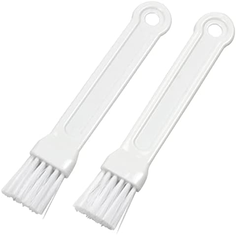 Chef Craft Select Plastic Mini Pastry Brush, 7 inches in length 1 inch width 2 piece set, White