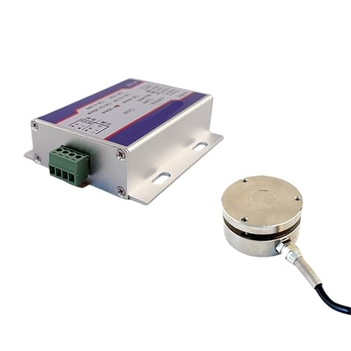 Spoke Type Load Cell Weight Sensor with Signal Transmitter Amplifier 4-20mA 0-10V Output for Industrial Weighing Control(5T Transmitter,0-10V)