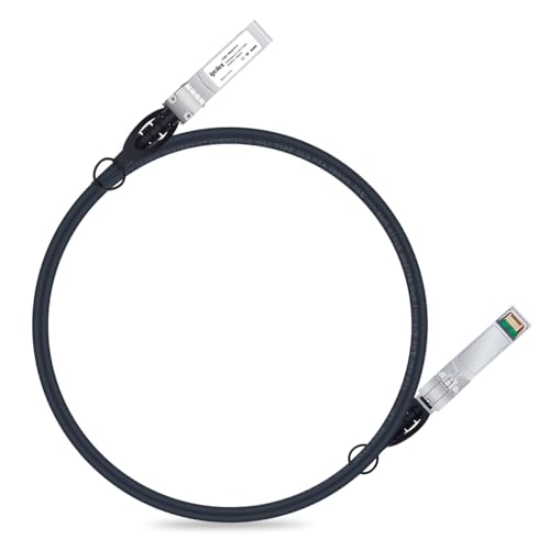 Image of ipolex 10G SFP+ Twinax Cable, Direct Attach Copper(DAC) Passive Cable, 2m (6.56ft), for Cisco SFP-H10GB-CU2M, Meraki, Ubiquiti, Mikrotik, Intel, Fortinet, Netgear, D-Link, Supermicro, TP-Link