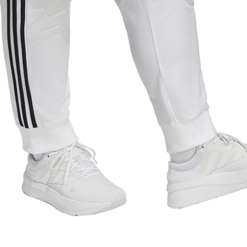 Image of adidas Womens 3-Stripes Drawstring Sweatpants Training Casual - Black
