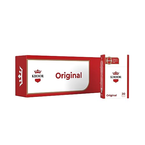 KHOOR Herbal Cigarettes Original Flavor 1 Carton (10 Packs)