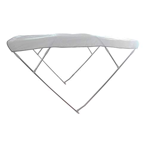 Bimini 4 arceaux Osculati blanc profondeur 190/200 cm pour bateau
