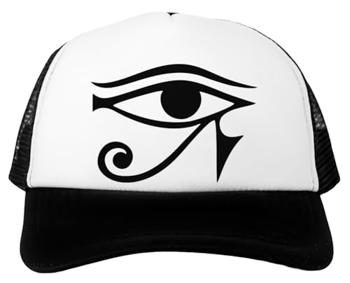 Símbolo de protección del Ojo de Horus Gorra De Béisbol Infantil Unisex Blanca Ajustable Adjustable White Unisex Kid Baseball Cap