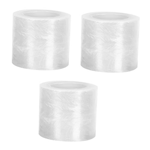 PRETYZOOM 3 rollos Película Protectora Semi-permanente para Tatuajes Cejas y Labios de Film Adhesivo Transparente para Preservación y Retirada Suave Material PP Seguro y Elástico Uso