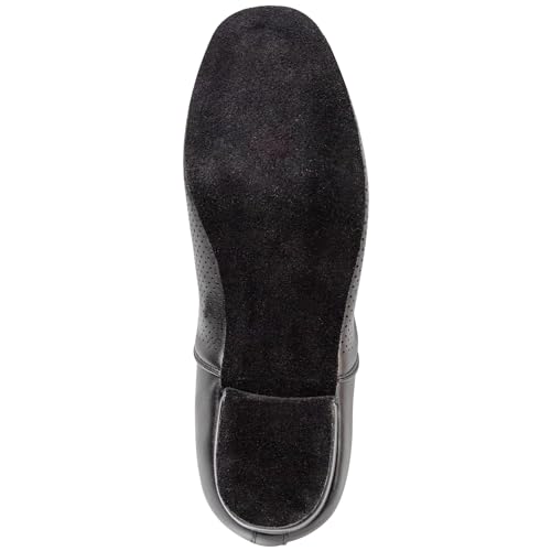 Linodes Breathable Men's Latin Dance Shoes 1 Inch Leather Sole Ballroom Salsa Tango Waltz Character Shoe4