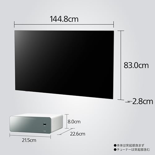 パナソニック 65V型 4K有機EL VIERA TH-65LW2 ウォールフィットテレビ 2TB HDD内蔵 2025年モデル