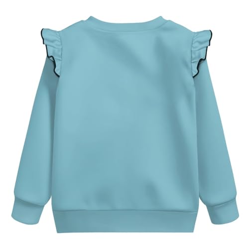 Girls' Long Sleeve Crew Neck Pullover Sweatshirt 1-8T Soft Comfy Winter Sweater Hoodie Preppy Clothing2
