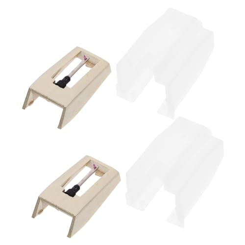 NULYLU 2pcs Vinyl Record Player Needle Replacement Turntable Stylus Record Player Needles Replacement for Phonograph