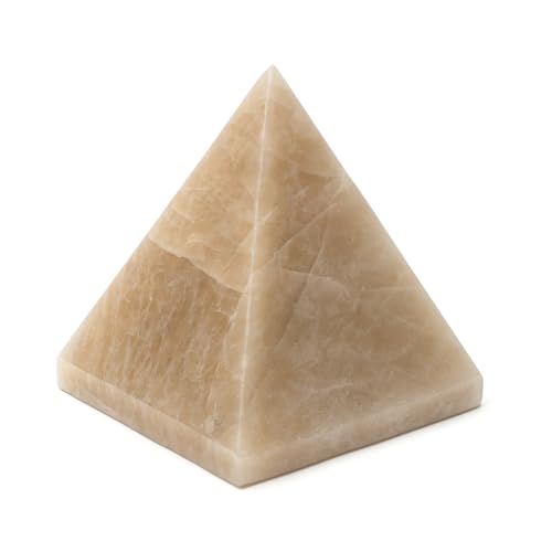 4CM Pyramide naturelle - Pyramide en cristaux taillés avec propriétés énergétiques, pyramide...