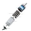 36-555 DC 12v 24v Planetary Gear Motor Micro Engine with Encoder(24v 22rpm,8mm)